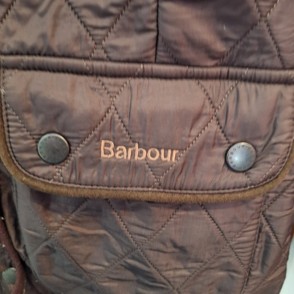 Barbour Brown Quilted Men's Jacket - Picture 2 of 4